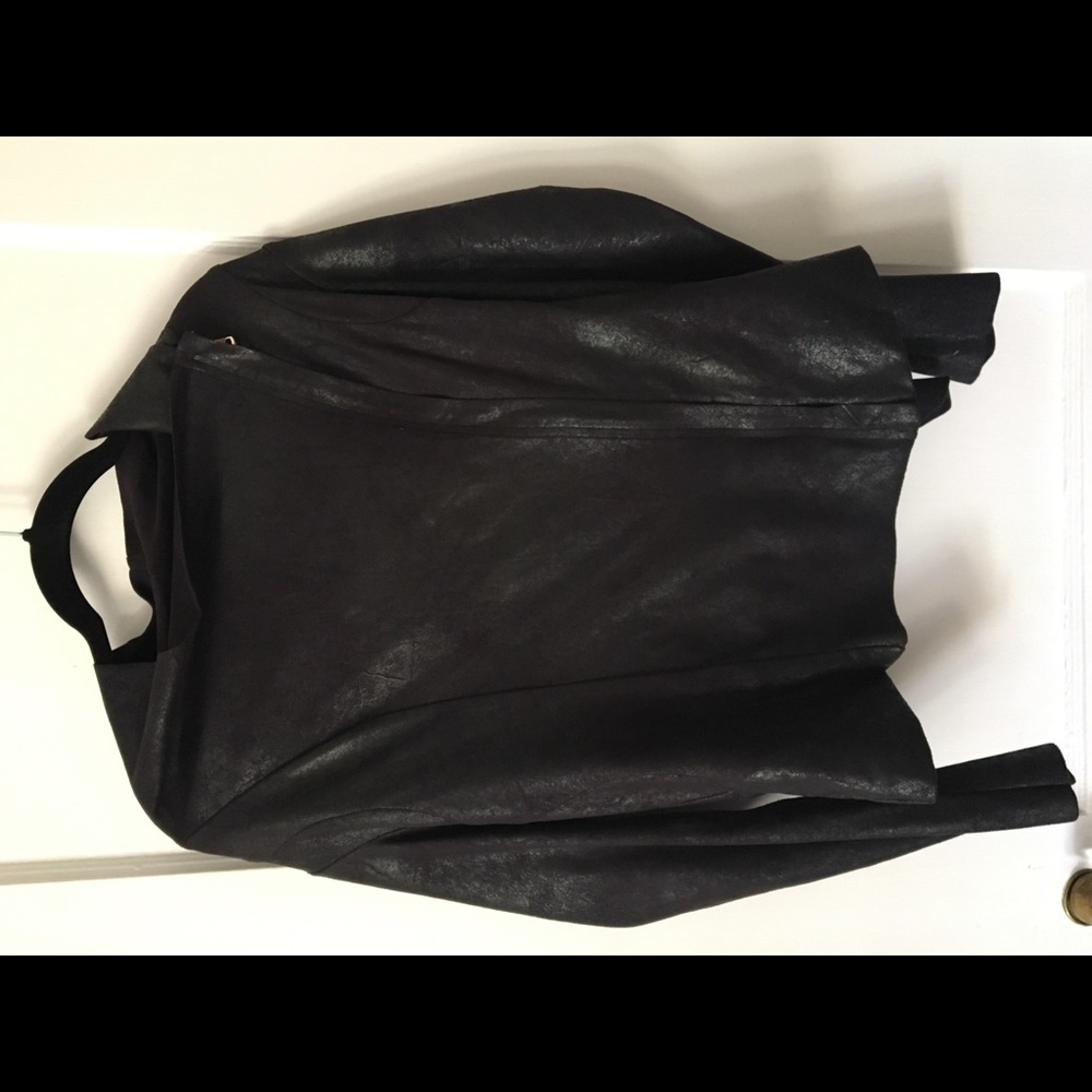 Zara Suede Drapey Jacket